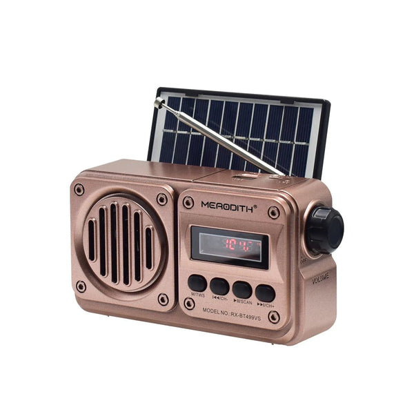 SunWave Retro Portable Solar Speaker