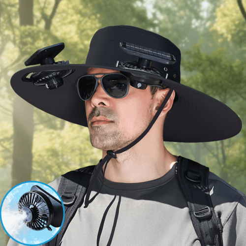 SunChill Cooling Hat - Solar & Power Gadgets - VibeGreen