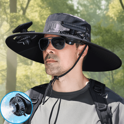SunChill Cooling Hat - Solar & Power Gadgets - VibeGreen