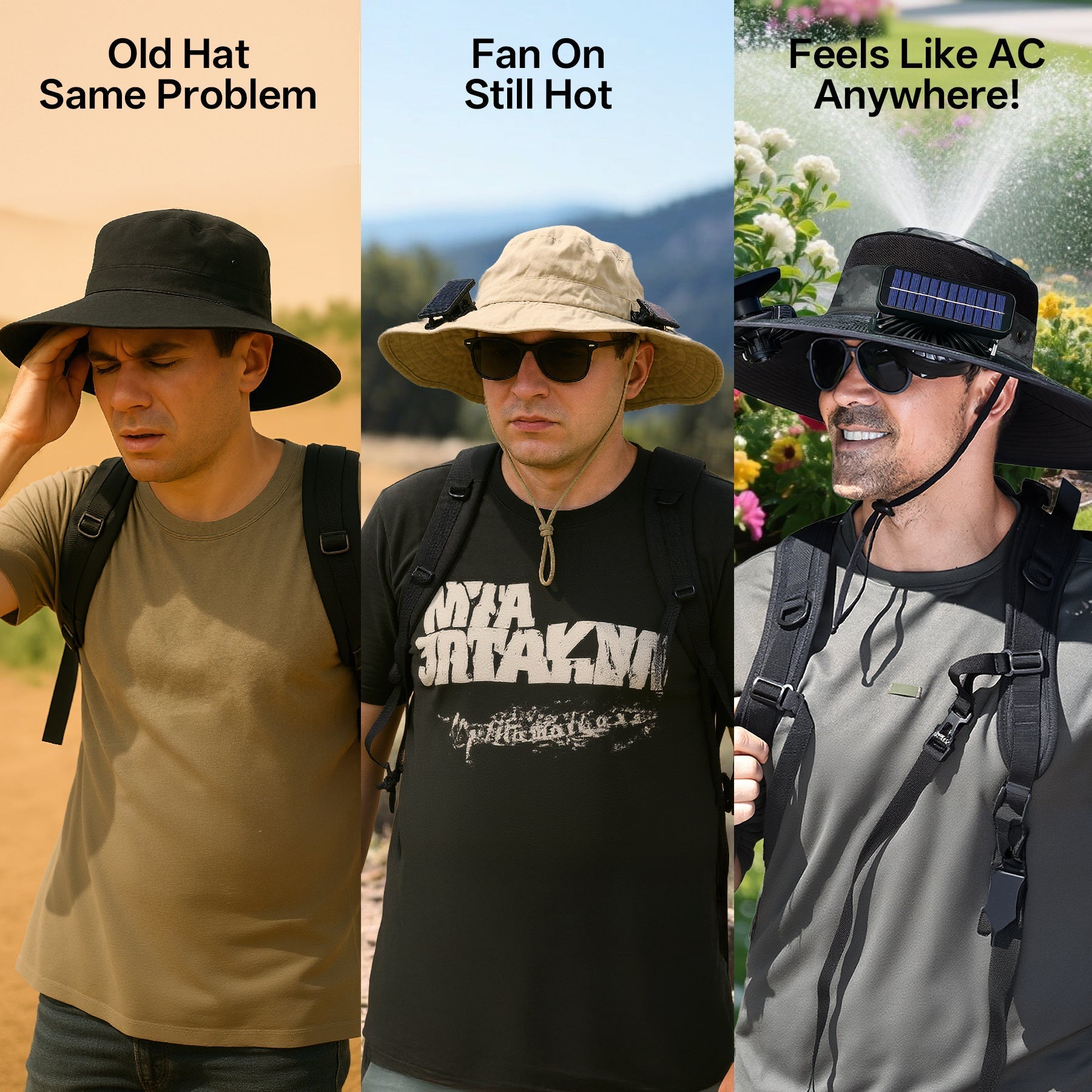 SunChill Cooling Hat - Solar & Power Gadgets - VibeGreen